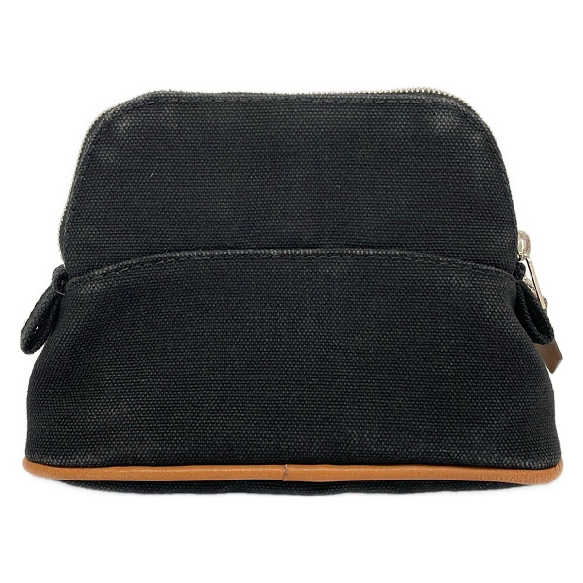 ◉エルメス◉ブラウン / レザー / シンプル / 入れ / ポーチ HERMES(エルメス) ポーチ - 黒×ブラウン レザー - メルカリ