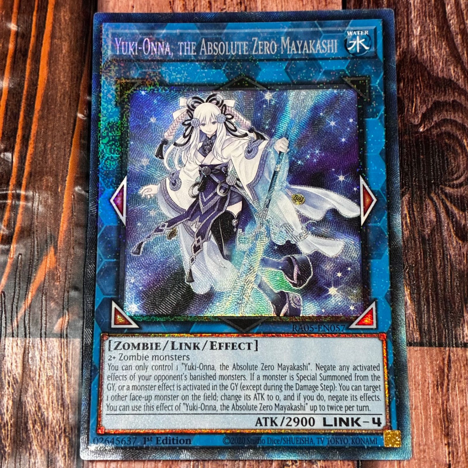 遊戯王 英語版 零氷の魔妖－雪女 プリズマティックコレクターズレア