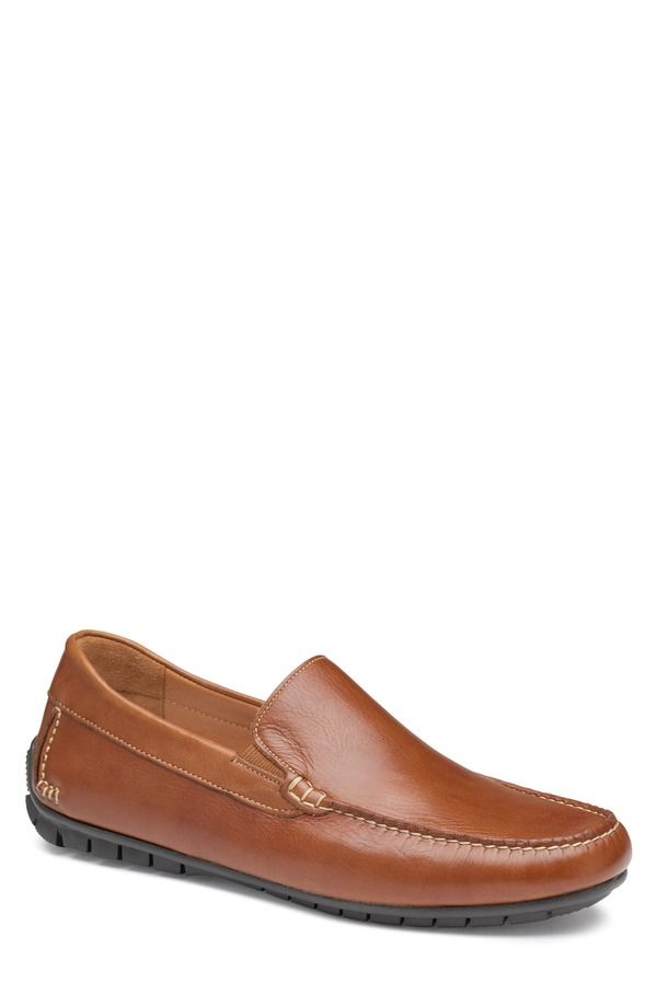 ジョンストンアンドマーフィー メンズ シューズ ローファー Johnston Murphy Cort Venetian Loafer Tan Full Grain タン