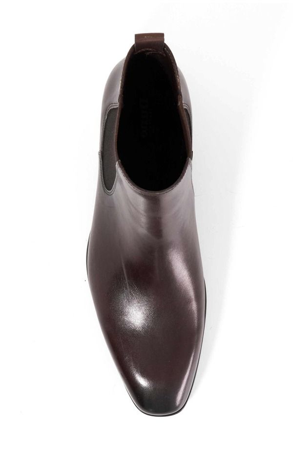 デューンロンドン メンズ シューズ ブーツ・レインブーツ チェルシーブーツ チェルシー Dune London Matchin Plain Toe Chelsea Boot Dark Brown ブラ