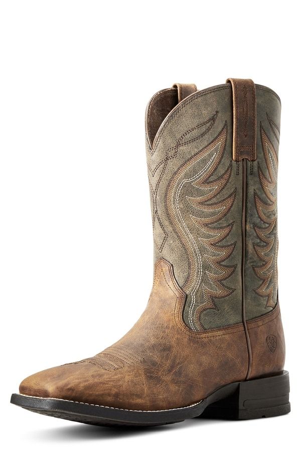 アリアト メンズ シューズ ブーツ・レインブーツ Ariat Ranch Work Cowboy Boot Sorrel Crunch Army Green グリーン