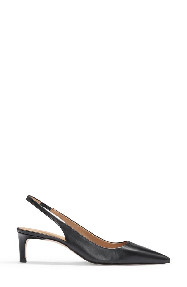 ボス レディース シューズ ヒール BOSS Janet Slingback Pointed Toe Pump Black ブラック
