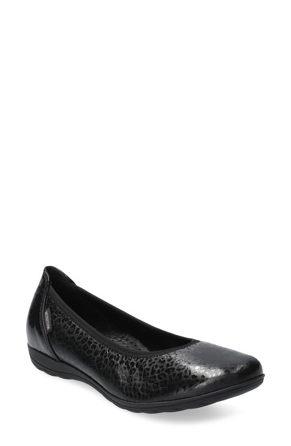 メフィスト レディース シューズ パンプス Mephisto Emilie Flat Black Comet ブラック