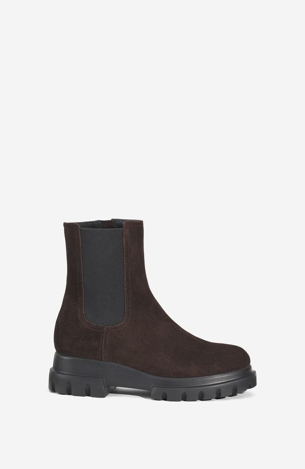 エージーエル レディース シューズ ブーツ・レインブーツ スエード アンクル AGL Chunky Beat Waterresistant suede ankle bootesta Di Moro