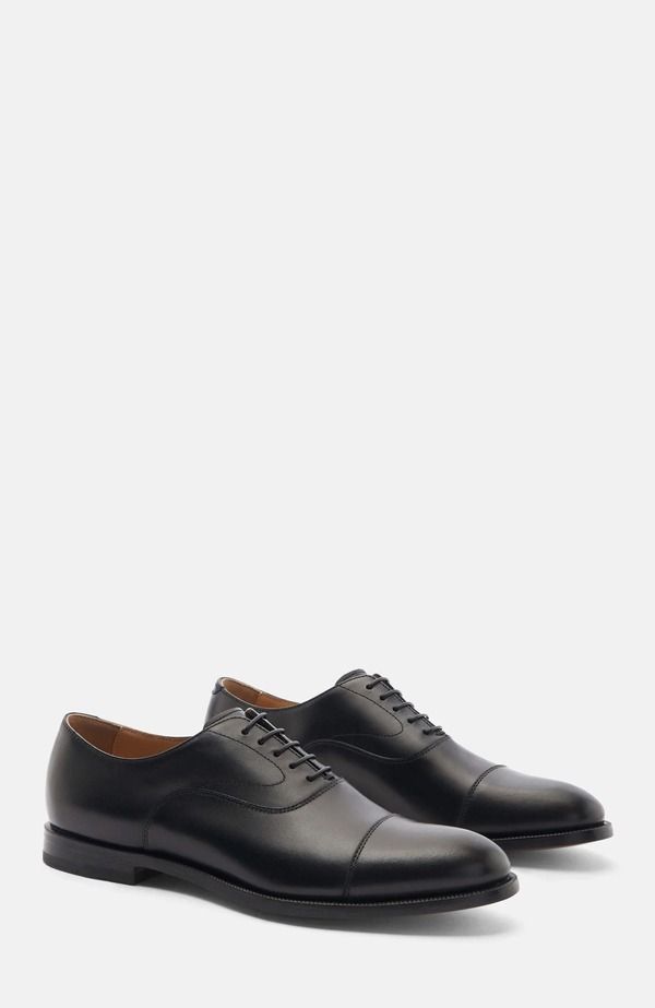スカロッソ メンズ シューズ オックスフォード SCAROSSO Jacob Oxfords Black Calf ブラック