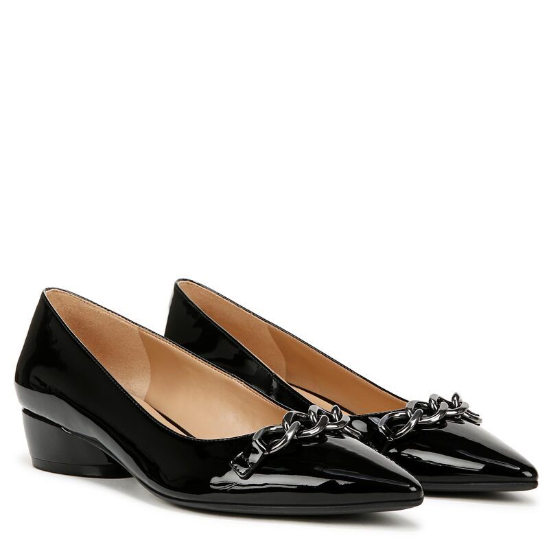 ナチュライザー レディース シューズ ヒール Naturalizer Becca Pumps Black Faux Leather ブラック