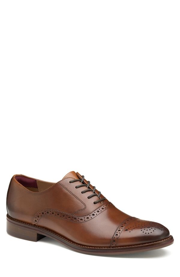 ジョンストンアンドマーフィー メンズ シューズ オックスフォード キャップ Johnston Murphy Conard 20 Cap Toe Oxford Tan Full Grain タン