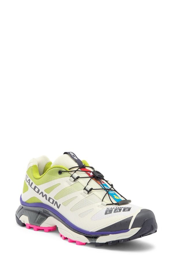 サロモン メンズ シューズ スニーカー Salomon XT4 OG Sneaker Vanilla Ice Dark Citron