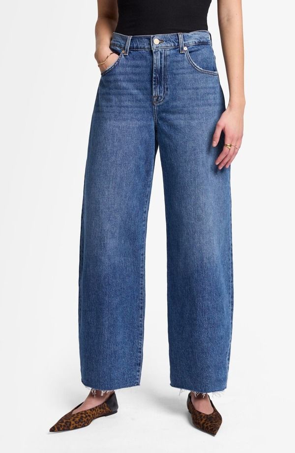 セブンフォーオールマンカインド レディース ボトムス デニムパンツ ハイウエスト ジーンズ 7 For All Mankind Bonnie Raw Hem High Waist Barrel Jea