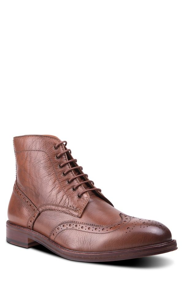 ゴードンラッシュ メンズ シューズ ブーツ・レインブーツ ウィングチップ Gordon Rush Sutherland Wingtip Boot Cognac