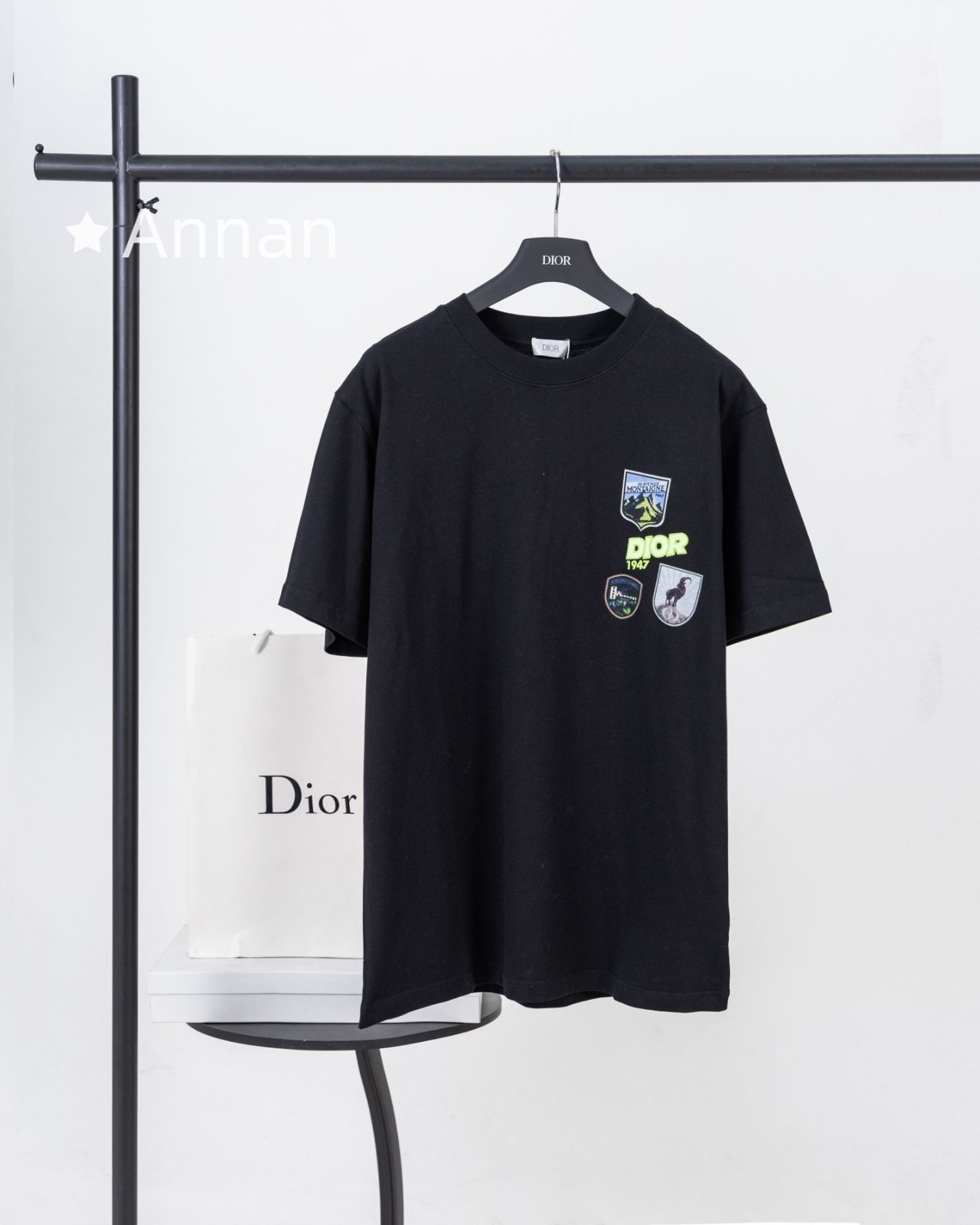 超美品 限定品 超美品 超美品 Christian Dior クリスチャンディオール Tシャツ　半袖　夏服　トップス 男女兼用