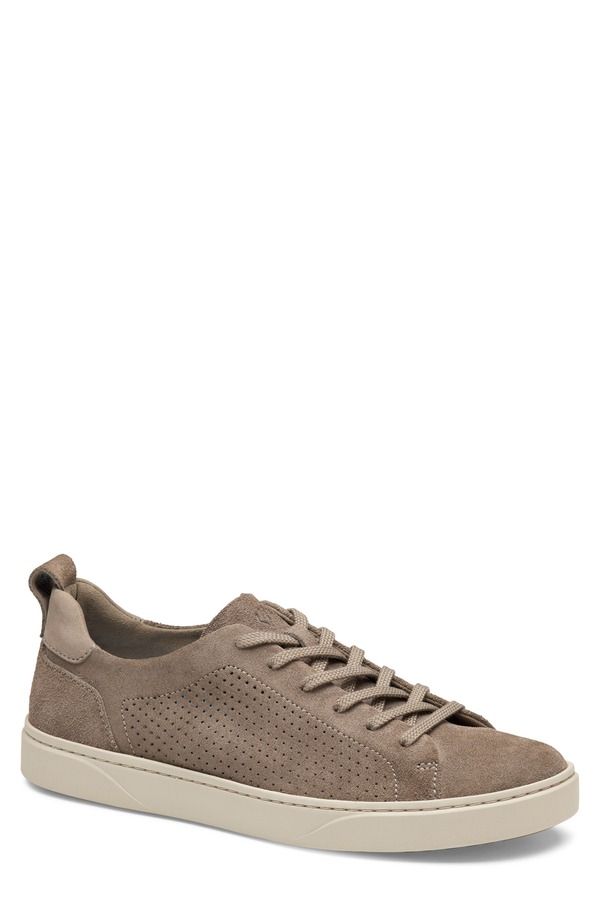 ジョンストンアンドマーフィー メンズ シューズ スニーカー Johnston Murphy Ollie Low Top Sneaker Taupe Washable Suede トープ