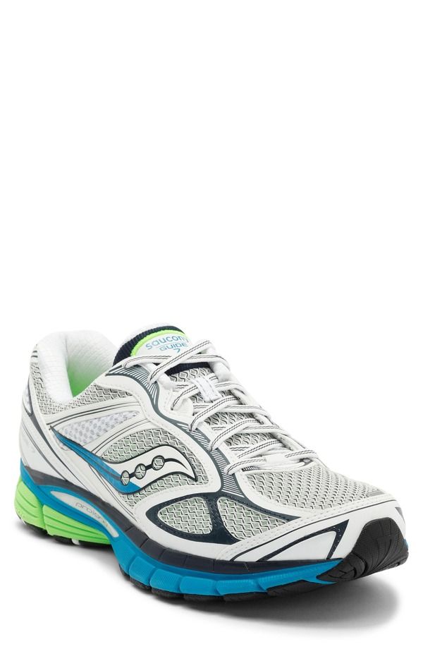 サッカニー レディース シューズ スニーカー Saucony Gender Inclusive ProGrid Guide 7 Sneaker White Blue ホワイト 28,470円