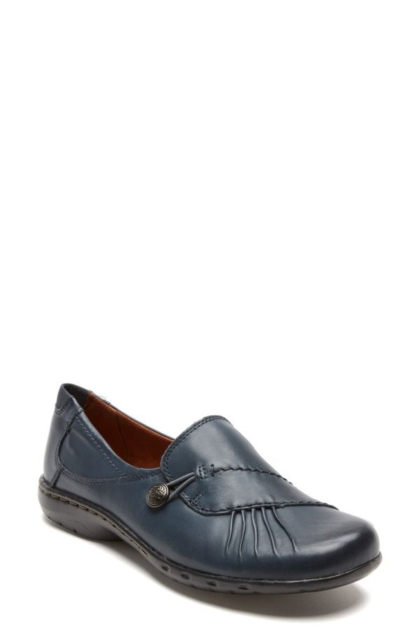 ロックポートコブヒル レディース シューズ スリッポン・ローファー Rockport Cobb Hill Paulette SlipOnavy ネイビー