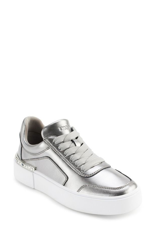 ダナ キャラン ニューヨーク レディース シューズ スニーカー DKNY Beverly Hidden Wedge Sneaker Nickel