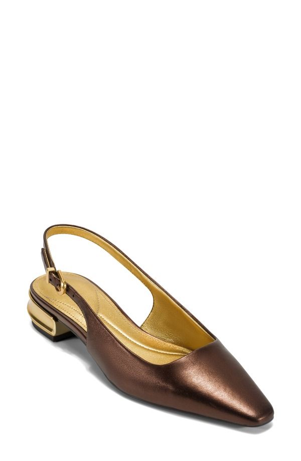 ダナ キャラン ニューヨーク レディース シューズ パンプス Donna Karanew York Savita Slingback Pump Dark Copper