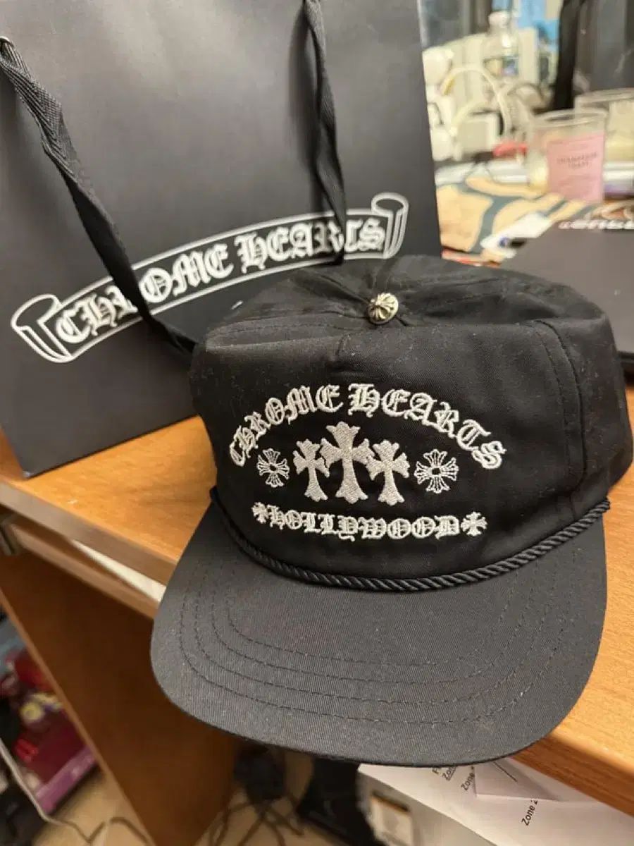 HEARTS STATION GAS Cemetery クロムハーツ CHROME King Trucker Cross 
