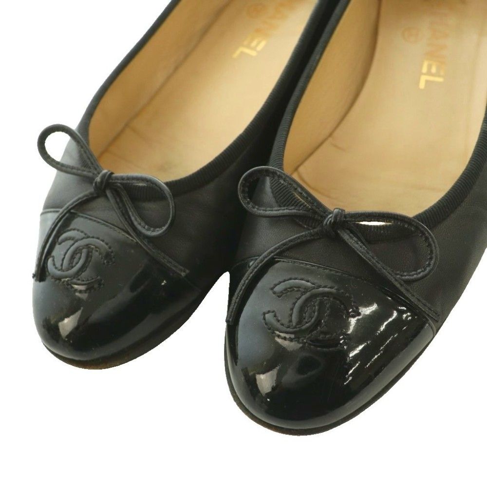 シャネル CHANEL バレリーナ バレエシューズ フラット ココマーク