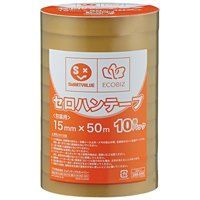 セロハンテープ15mm×50m200巻 B641J-200【ジョインテックス】