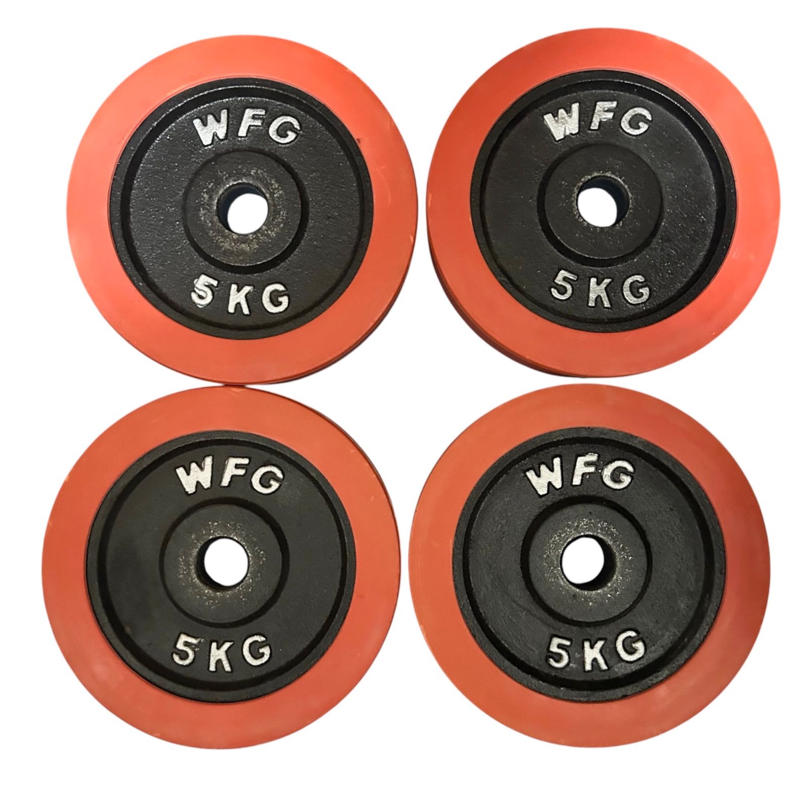 WFG 5KG ダンベルプレート 4枚 合計20kgセット - メルカリ