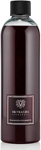【直営】DR. VRANJES ?ドットール・ヴラニエス ROSSO NOBILE〈ロッソ ノービレ〉ディフューザー リフィル500ml＋付属スティック約40cm ルームフレグランス エレガントなオリジナルショッピングバッグ付き メイドインイタリー モチーフは