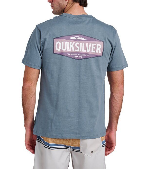 クイックシルバー メンズ トップス シャツ Quiksilver Six Pointshort Sleeve TShirt China Blue ブルー