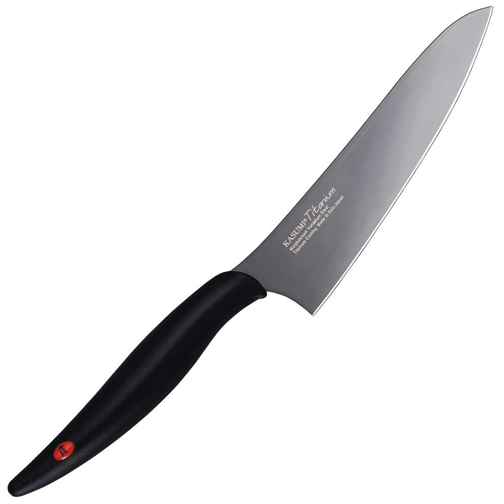 スミカマ 霞 KASUMI 包丁 チタンコーティング 小包丁 13cm グレー 錆びにくい 日本製 岐阜県関市 22013/GR