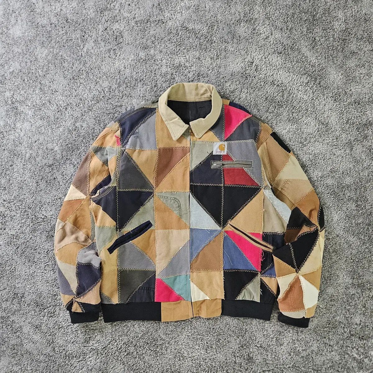 カーハート パッチワーク ジャケット carhartt カーハート パッチ