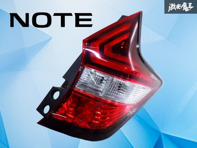 【動作確認済み】ノートE12後期 純正左右テールランプICHIKOH D202 破損無し！】日産純正 E12 HE12 ノート e-POWER 後期 テールランプ