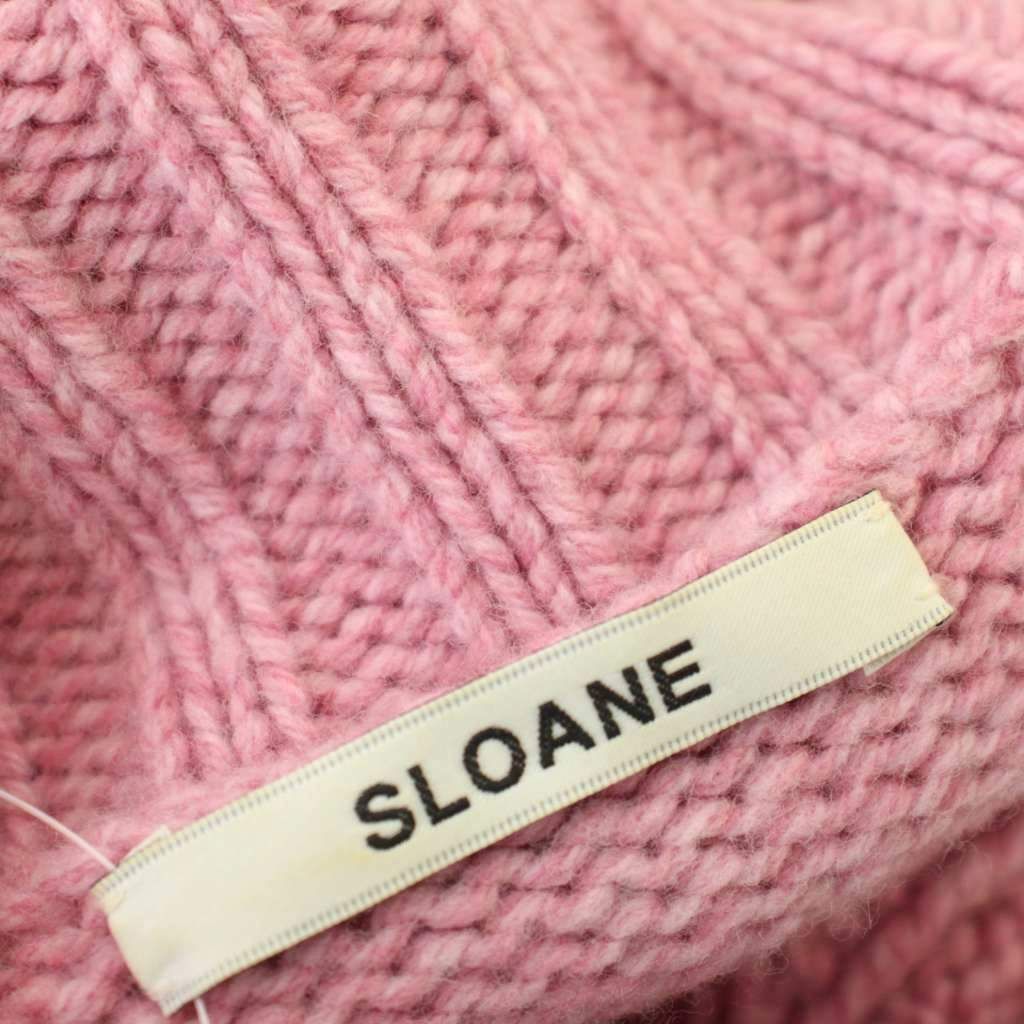 スローン SLOANE 3Gジーロンラム カシミヤドロップショルダーニット