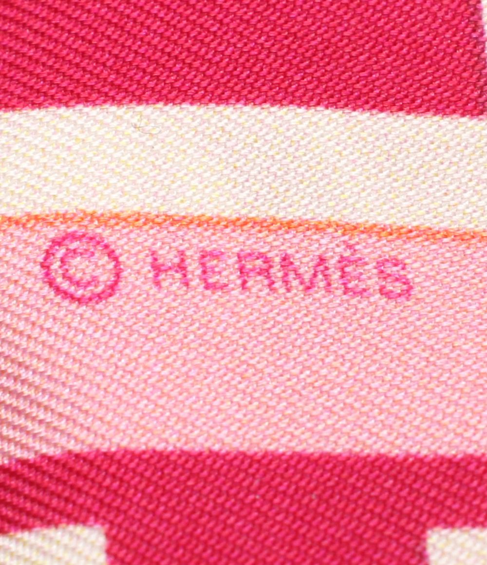 美品 エルメス スカーフ シルク100％ ツイリー レディース HERMES