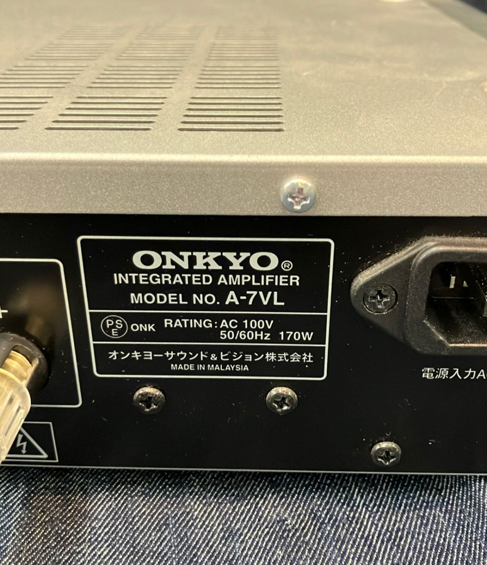 オンキョー プリメインアンプ インテグレートアンプ A-7VL ONKYO