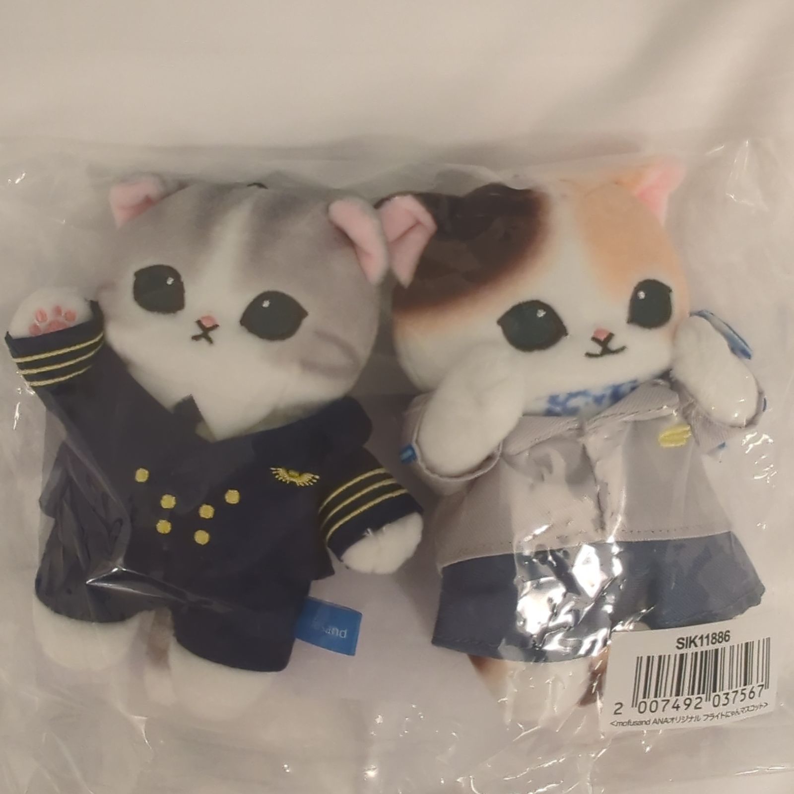 mofusand × ANA 機内販売 モフサンド フライト にゃんマスコット ANA