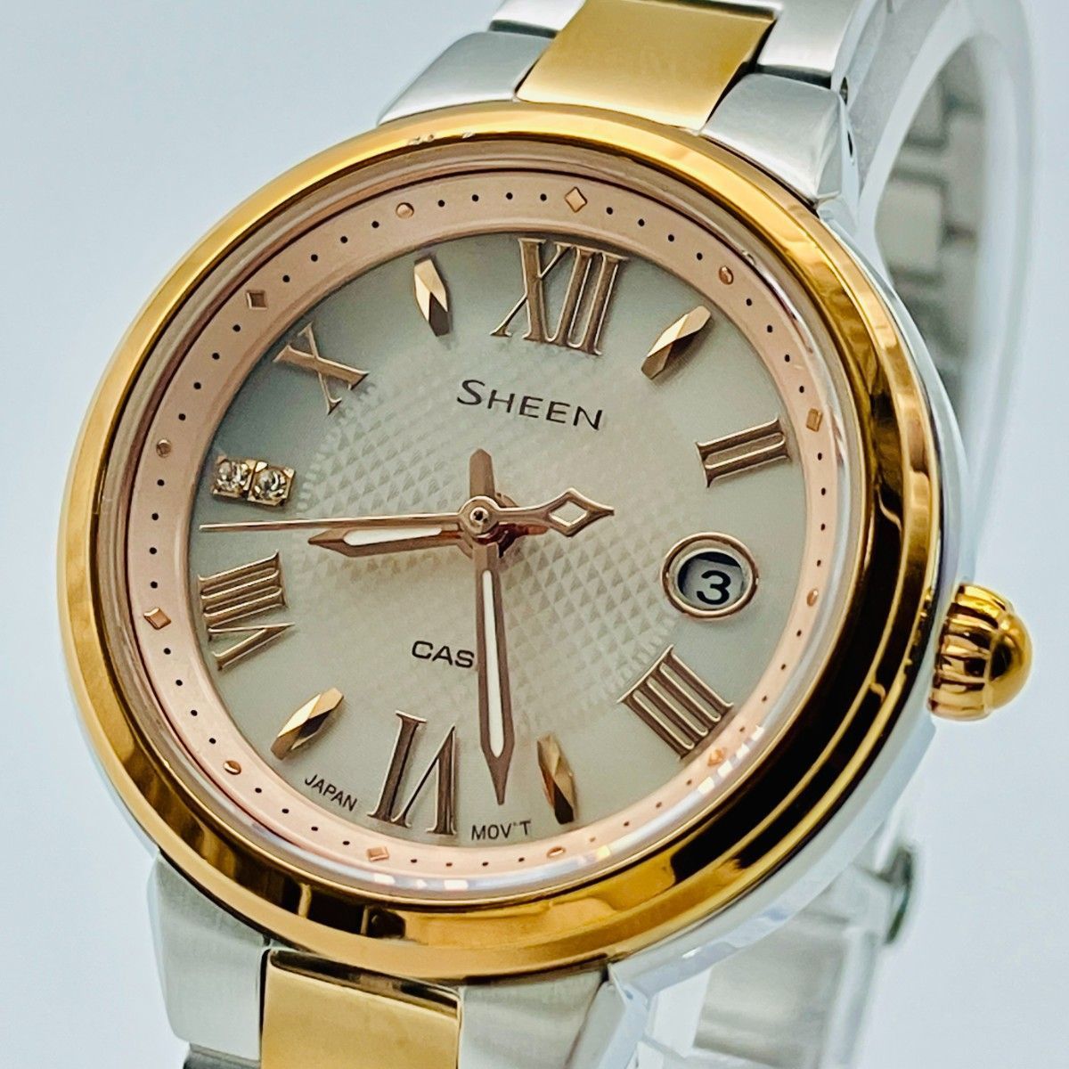 稼働】カシオ CASIO SHEEN シーン SHE-4516SBY レディース腕時計 CASIO