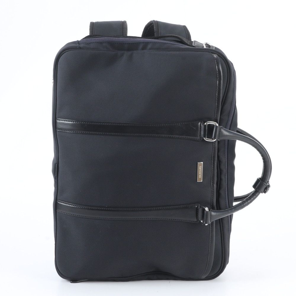 美品 サムソナイト ビジネスバッグ レザー ナイロン 2WAY リュック
