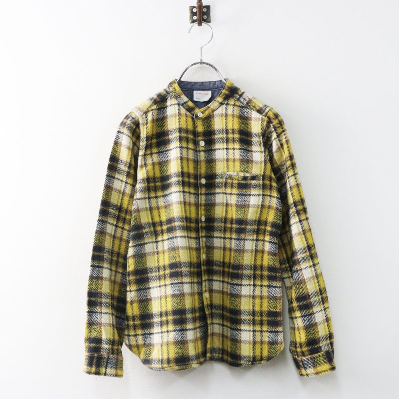 ナチュラルランドリー NATURAL LAUNDRY コットンバンドカラーチェック