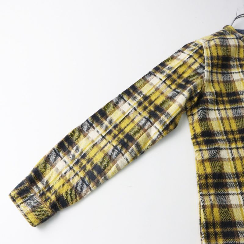 ナチュラルランドリー NATURAL LAUNDRY コットンバンドカラーチェック