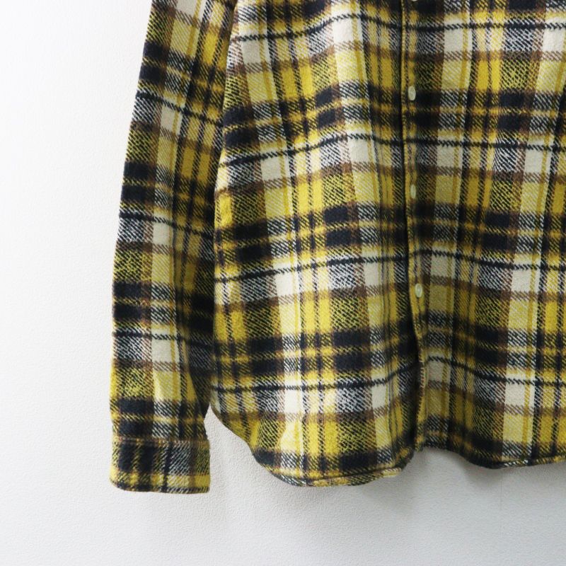 ナチュラルランドリー NATURAL LAUNDRY コットンバンドカラーチェック