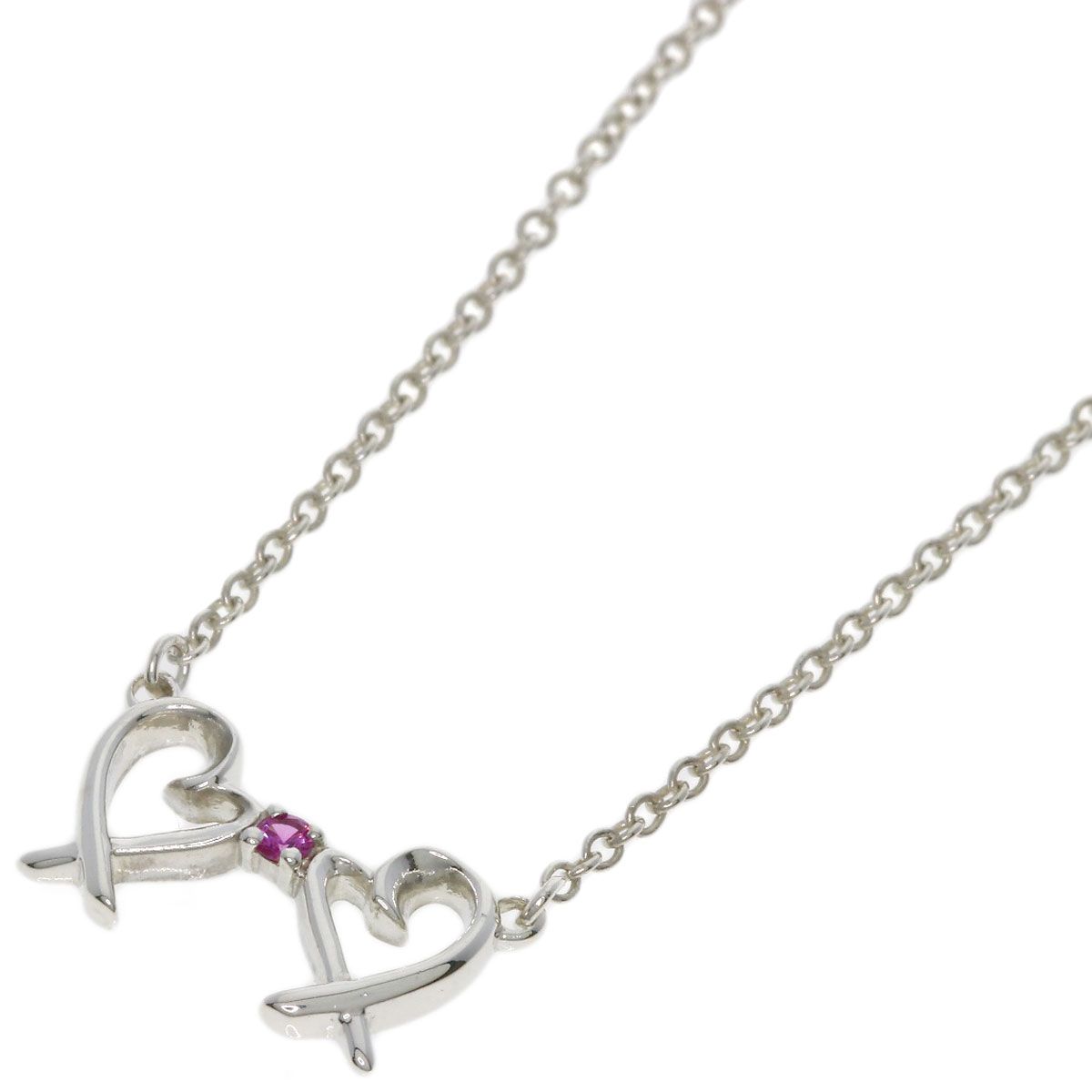 TIFFANY&Co. ティファニー ラビング ハート シルバーネックレス SV925