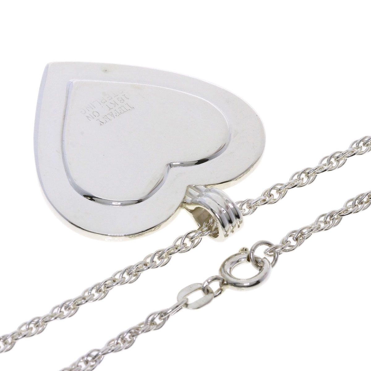 ティファニー チャーム ペンダントトップ コンビ 18KT SV925 シルバー 