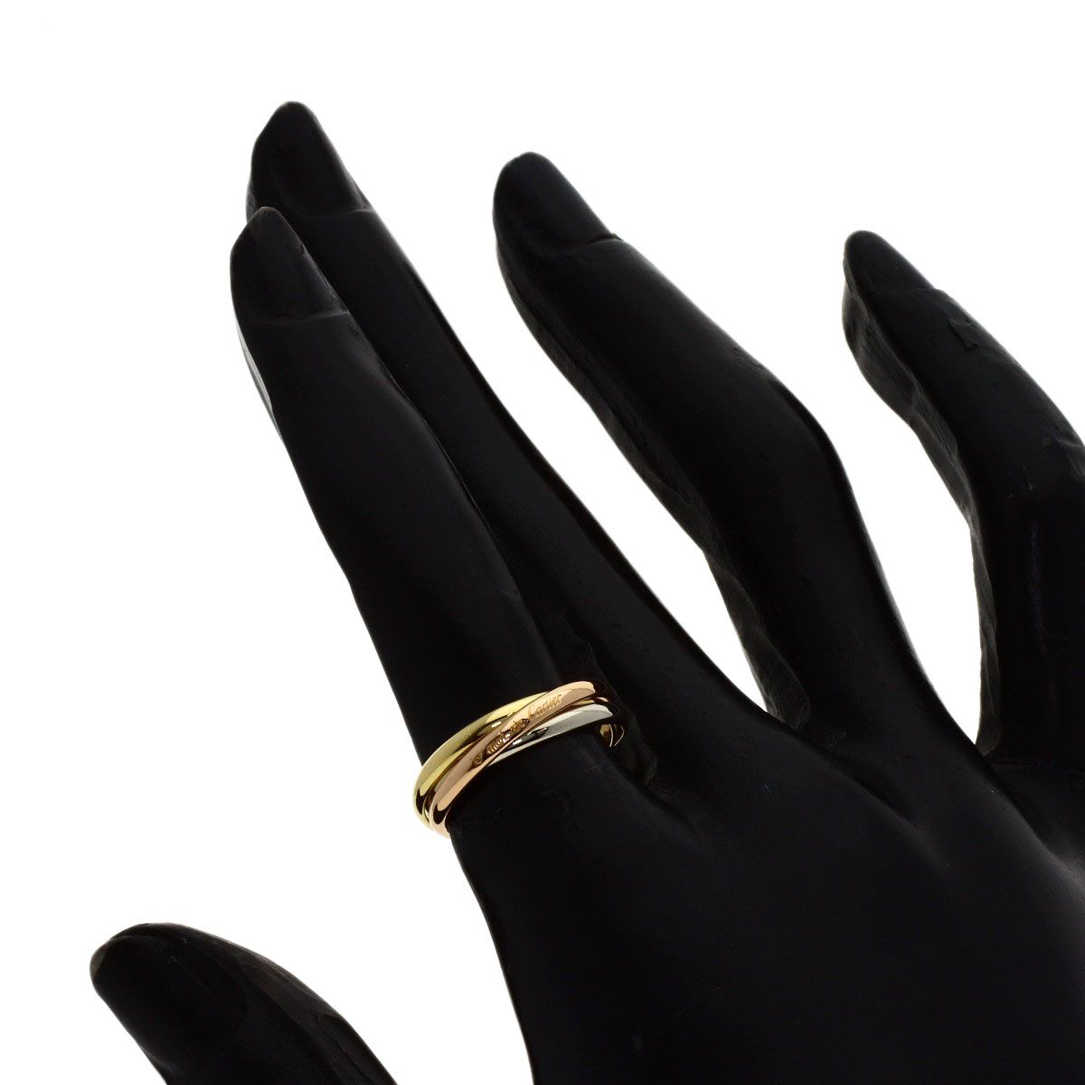 CARTIER カルティエ トリニティ XS #49 リング・指輪 K18YG K18WG
