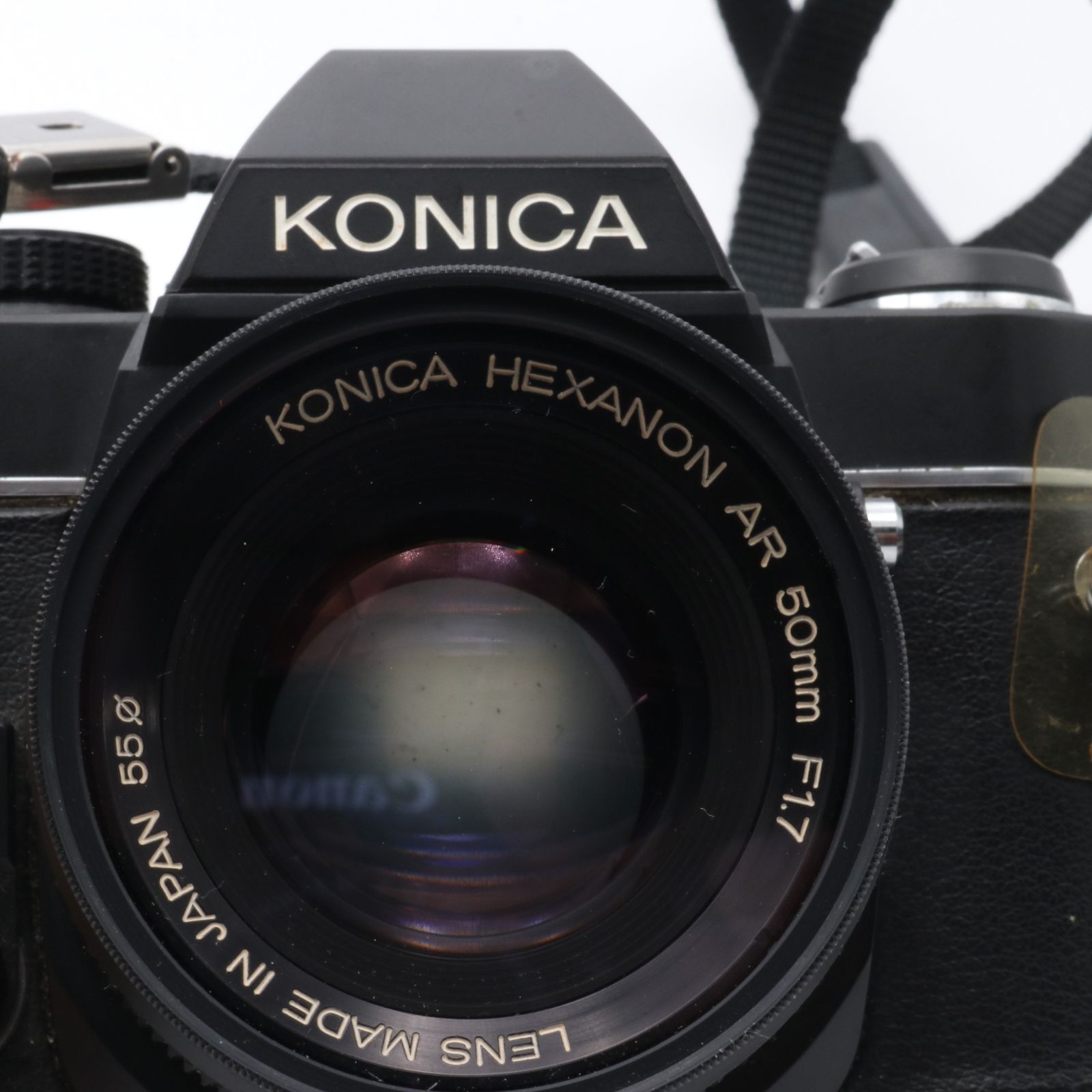 KONICA ACOM-1 コニカ ブラック HEXANON AR 50mm F1.7 - メルカリ