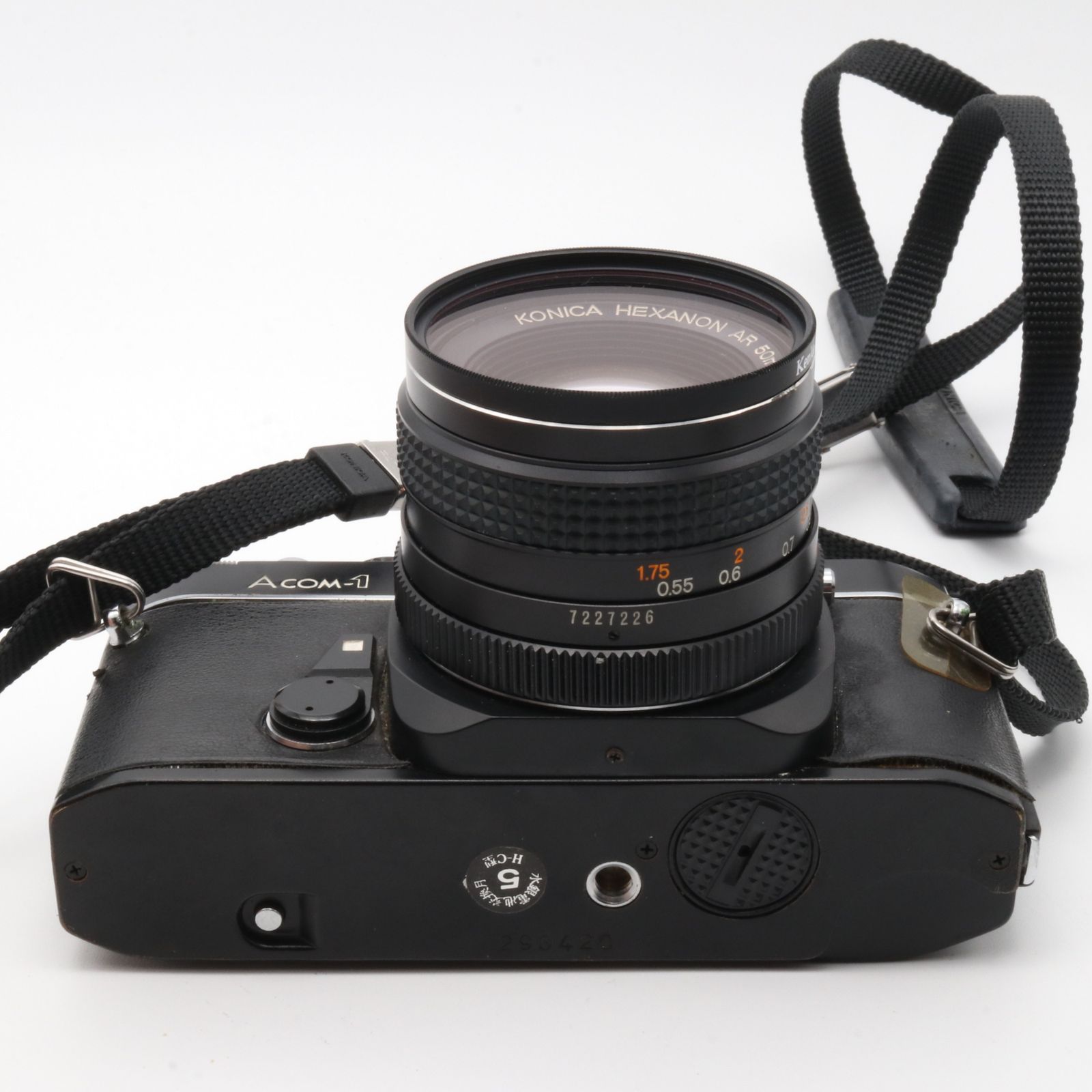 KONICA ACOM-1 コニカ ブラック HEXANON AR 50mm F1.7 - メルカリ