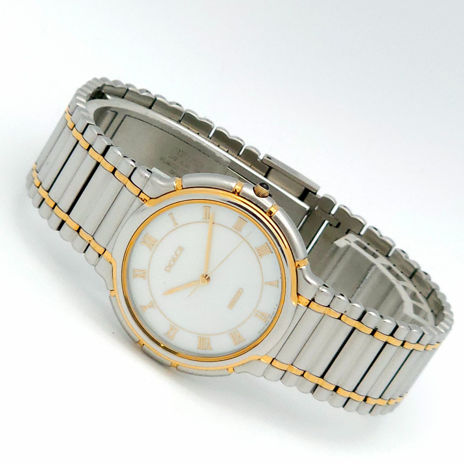 ☆良品 SEIKO セイコー ドルチェ 5E31-6B20 QZ 動作品 シェル コンビ