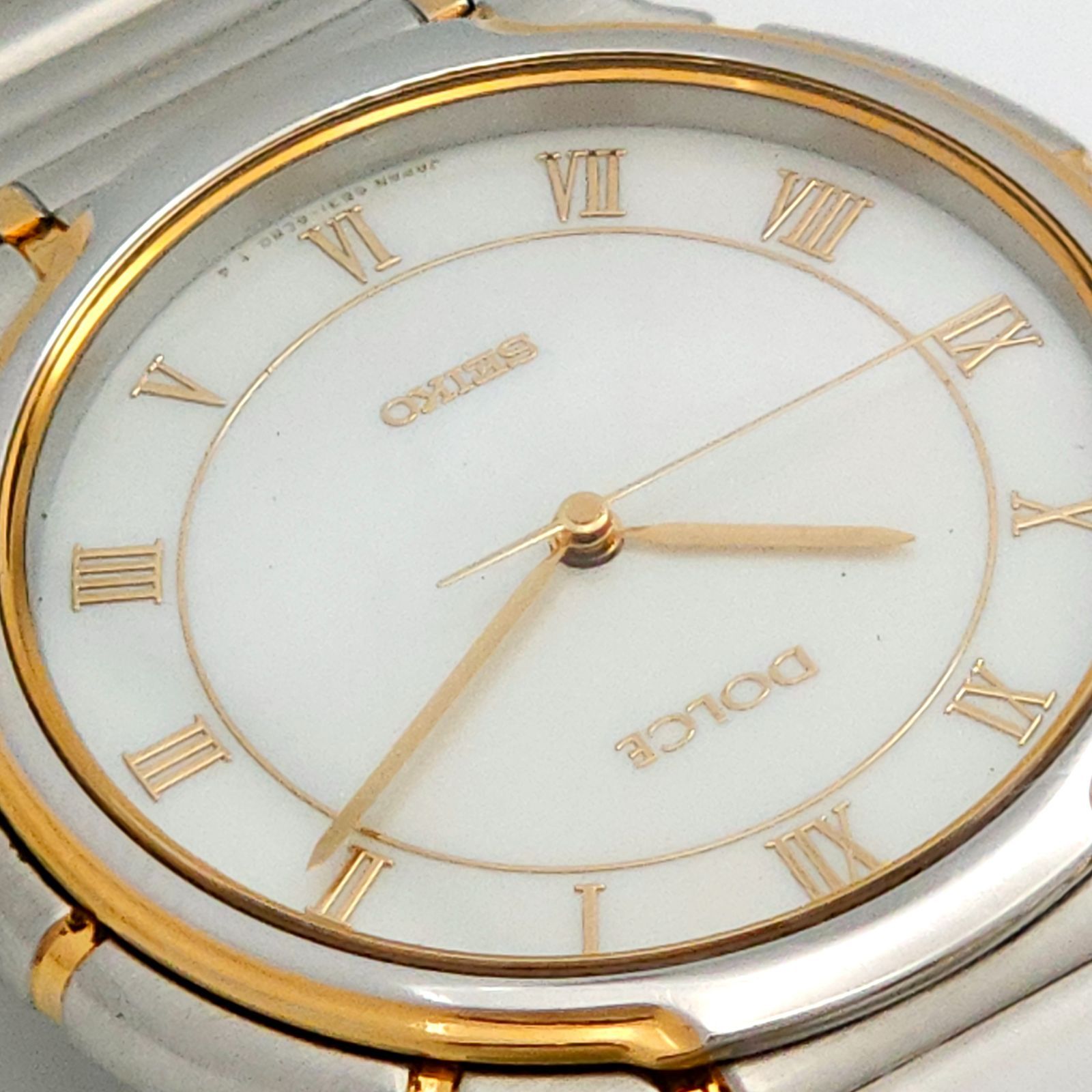 ☆良品 SEIKO セイコー ドルチェ 5E31-6B20 QZ 動作品 シェル コンビ