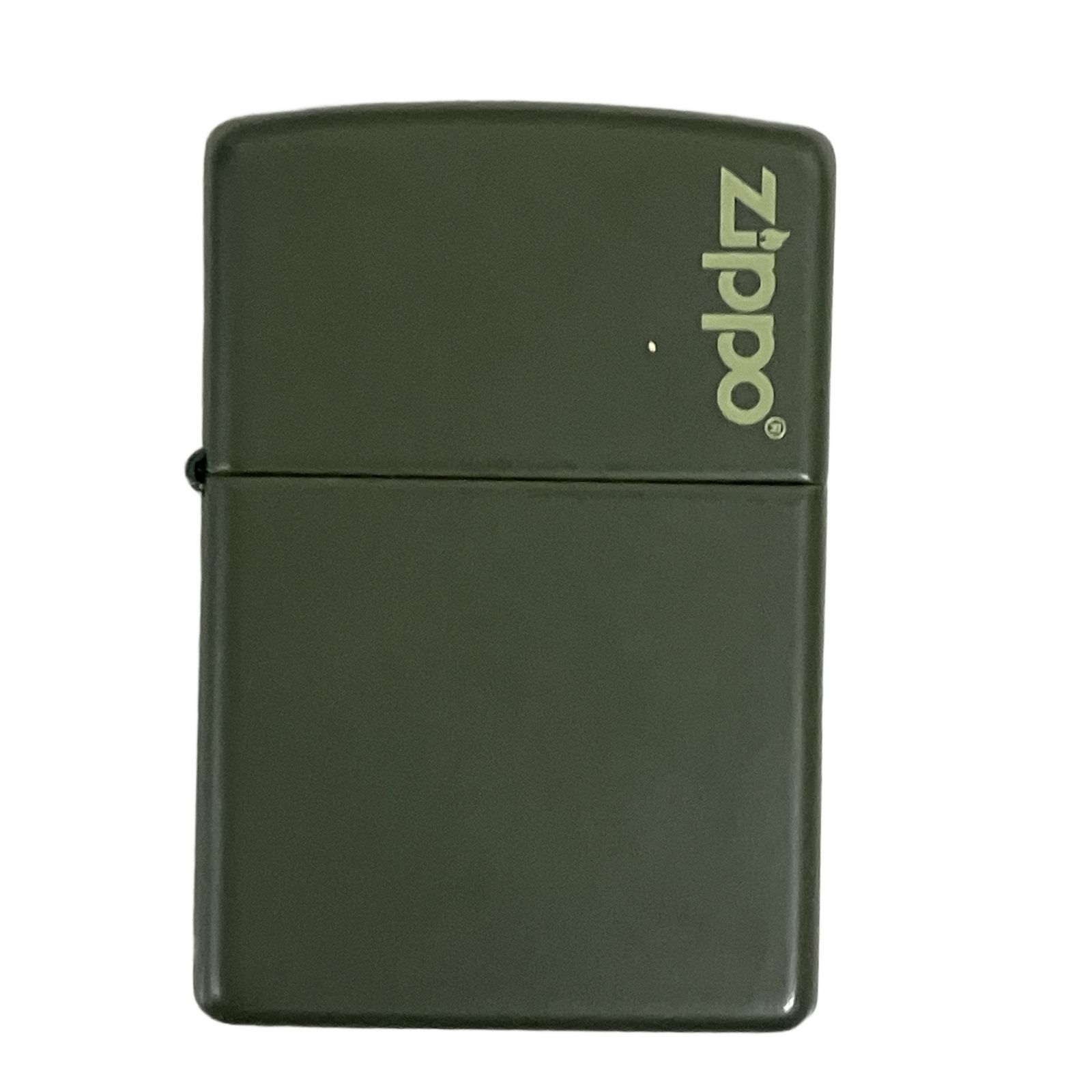 ZIPPO モスグリーン オイルライター 火花ok 2005年製 ジッポー 中古 