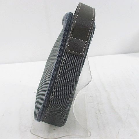 ブルガリ BVLGARI メイクポーチ グレー - メルカリ