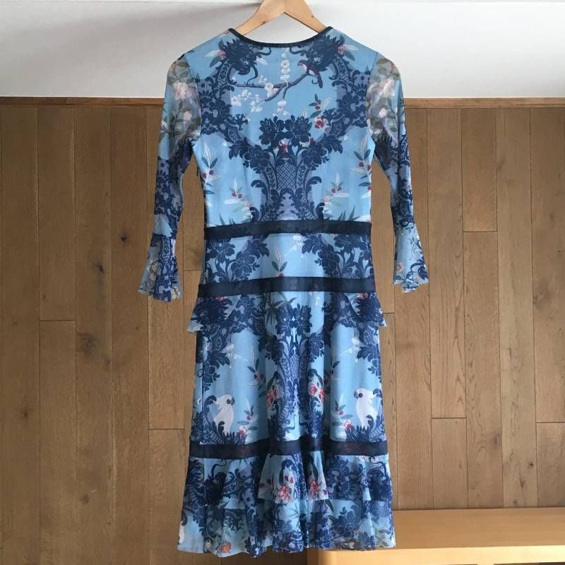 極美品 VIVIENNE TAM(ヴィヴィアンタム ダマスクプリント チュール