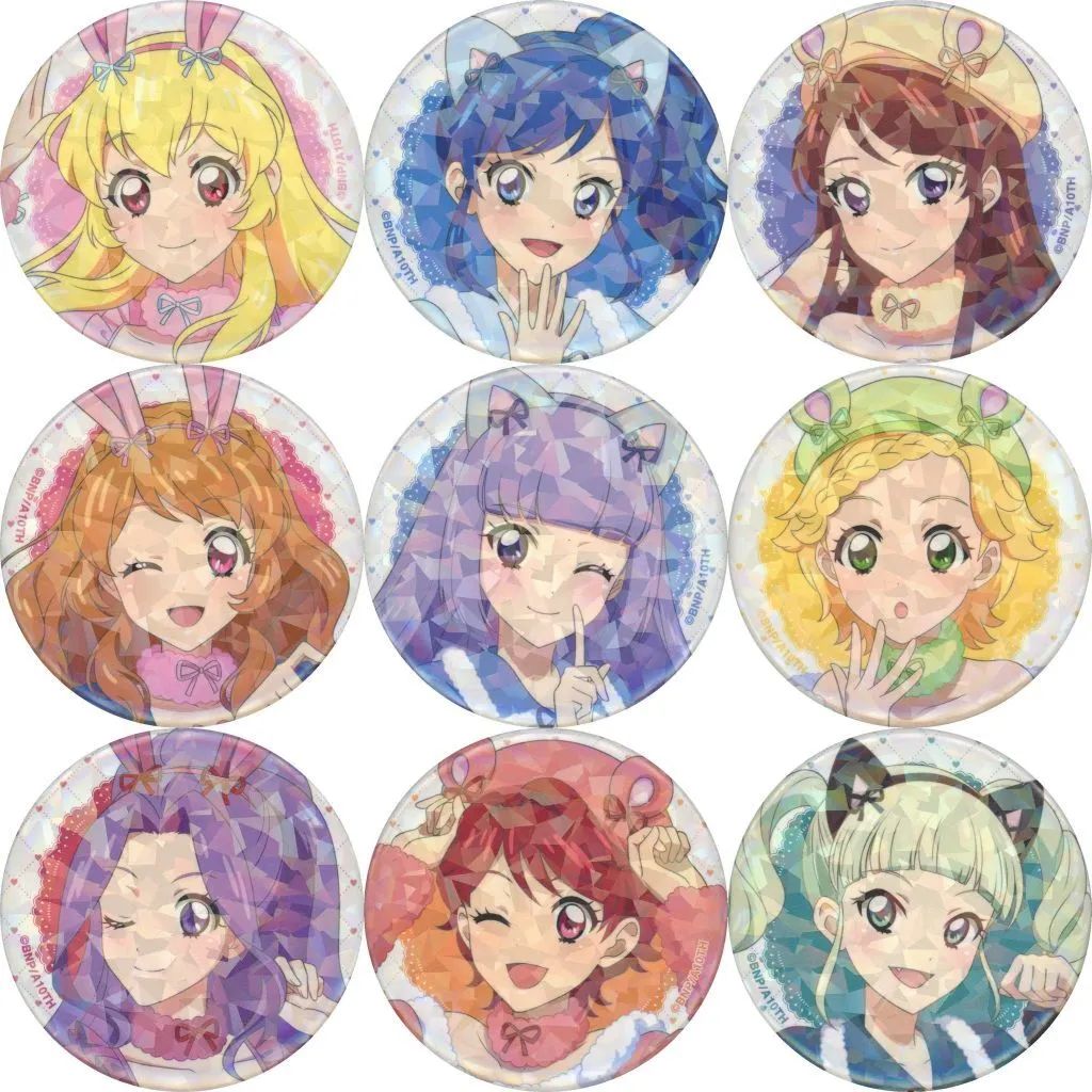 中古】バッジ・ピンズ 全9種セット 「アイカツ! 10th STORY ～未来への