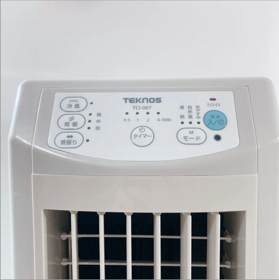 TEKNOS テクノイオン 冷風扇 スリムタイプ TCI-007 冷房 冷風扇 冷風機